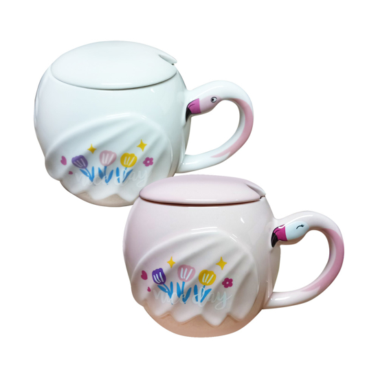 Слика на Шолја, Керамичка, Со капак, BG Office, NIce Day Flaminco , S8447