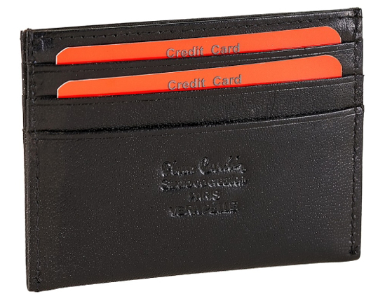 Слика на Футрола, За кредитни картички, Кожна, Pierre Cardin, 475 tilak52, 10*7,5цм, Црна