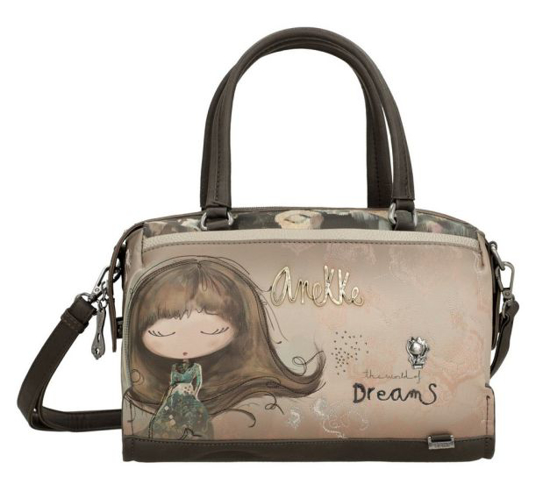 Слика на Чанта, Со Кратка Рачка, 2 Прегради, Anekke, Real , 41701-390, 28*20*14цм