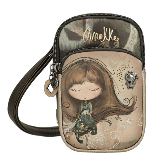 Слика на Торбичка, За на рамо, 2 Патента, Anekke, Real , 41703-907, 12*19*5цм