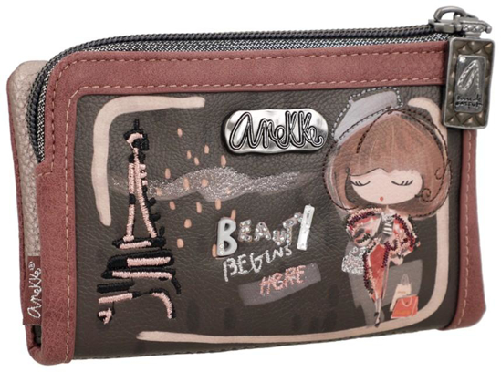 Слика на Паричник, 1 Патент + Копче, Anekke, Mademoiselle, 41809-912, 14,5*10*4цм