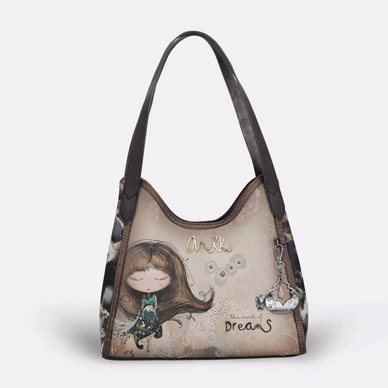 Слика на Чанта, За на рамо, 3 Прегради, Anekke, Real , 41702-203, 31*28*15цм