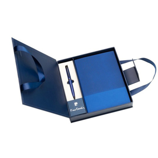 Слика на Гарнитура сет, Нотес + Пенкало,Pierre Cardin, Chantal & Denise,B4016701IP3, Сина