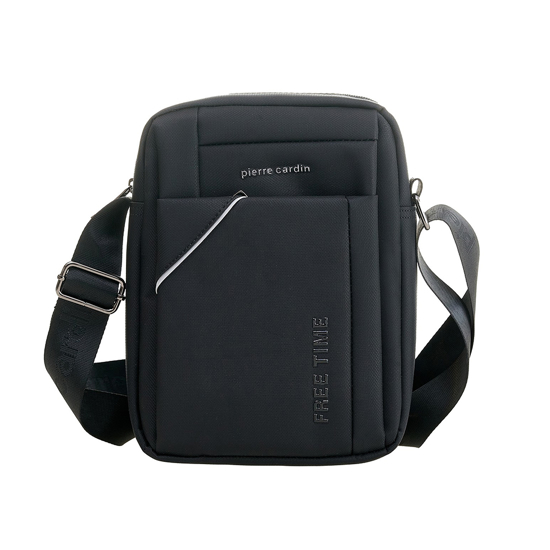 Слика на Торбичка, За на рамо, Машка, Pierre Cardin, 2011 alan09, 18*25*6цм, Црна