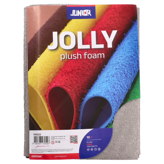 Слика на Ева пена, Кадифе, А4, 1/1, Statovac, Jolly Plush Foam, 134222, Сива