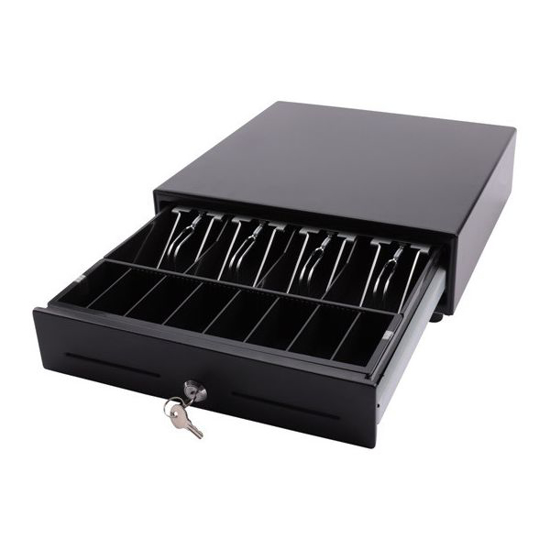 Слика на Каса, За пари, Метална, Olympia, LDT 410AT, 947990044, 41,5*10,5*40,5цм, Црна