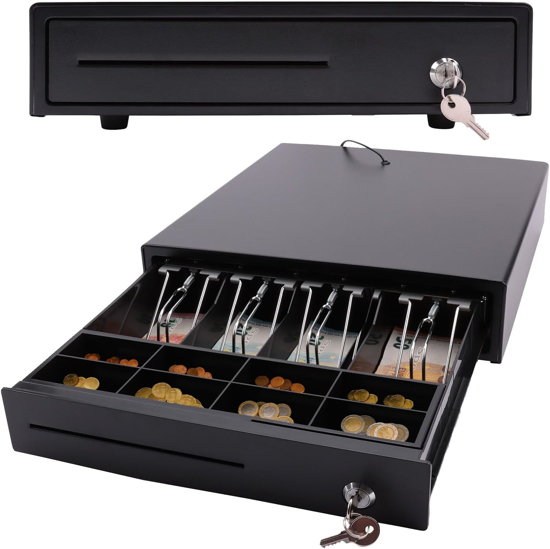 Слика на Каса, За пари, Метална, Olympia, MD 335C, 947990031, 36,8*9,4*33,5цм, Црна