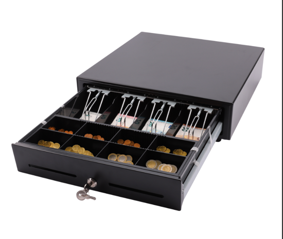 Слика на Каса, За пари, Метална, Olympia, LD 410A , 947990032, 41,5*10,5*40цм, Црна