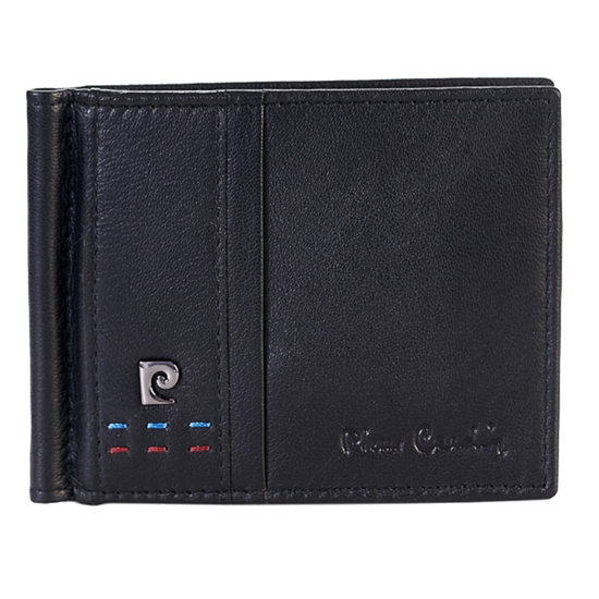 Слика на Паричник,Машки,Со штипка за пари,Кожен,Pierre Cardin,8858 tilak156,11*8*1цм,Црна