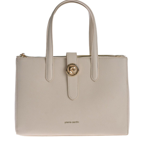 Слика на Чанта, Женска, Еко кожа, Pierre Cardin, 2580 gn58, 33*24*13цм, Кремава