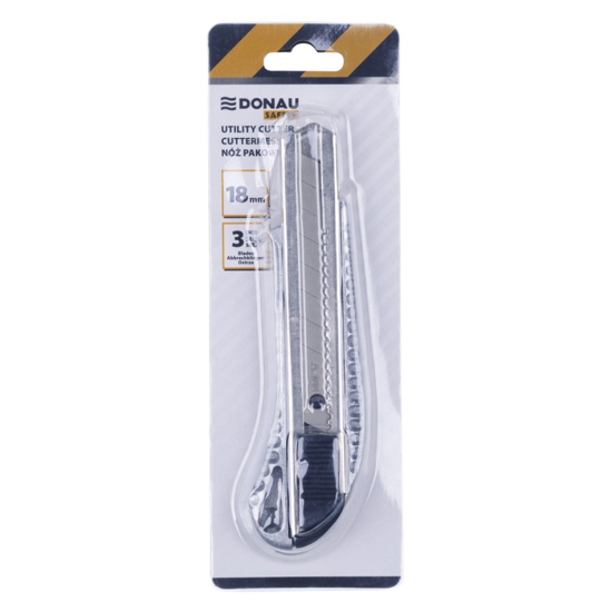 Слика на Скалпел, Метален, Сечиво 18x100мм., PBS, DONAU SAFETY, 15723931-99, Сива