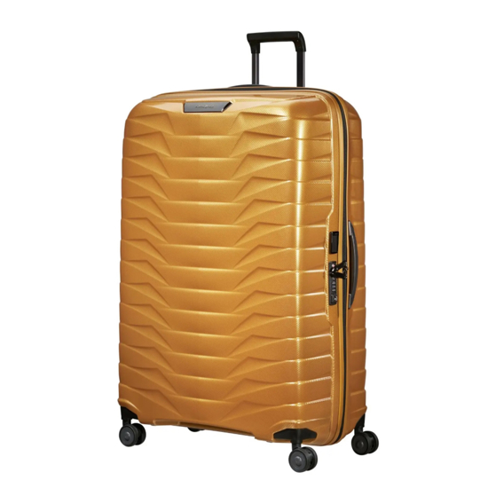 Слика на Куфер,4Тркала,Тврда,Samsonite,Proxis Spinner 1st, 149296/6856, 61*86*33цм,Златна