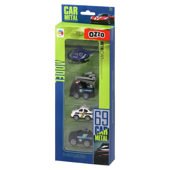 Слика на Играчка, Сет возила, Метални, Сет 1/4, Statovac, Ozzo, 861336, Микс бои