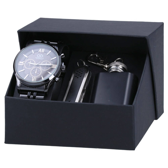 Слика на Поклон сет, Рачен часовник + привезок, Statovac, Adam, 805105, Црна