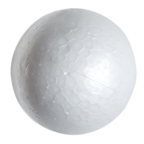 Слика на Декорации, Топка, Стиропор, 15цм, 1/1, Statovac, Crafty styro, 137748, Бела