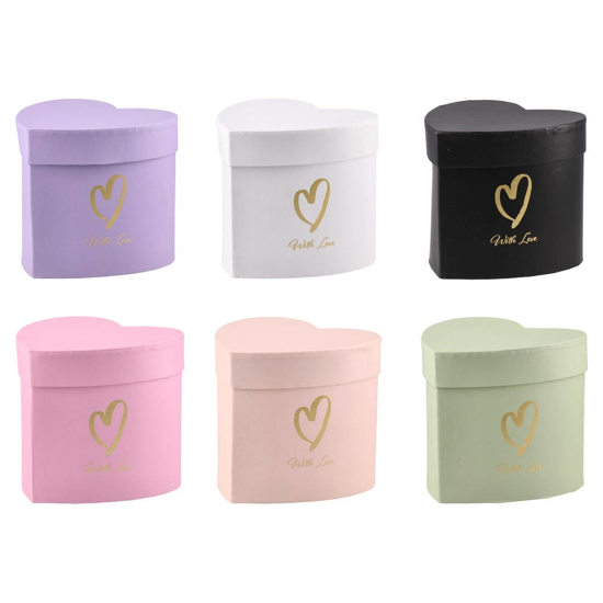 Слика на Кутија, Картонска, Украсна, Форма на срце, Statovac, Paco 60, 712182, Микс