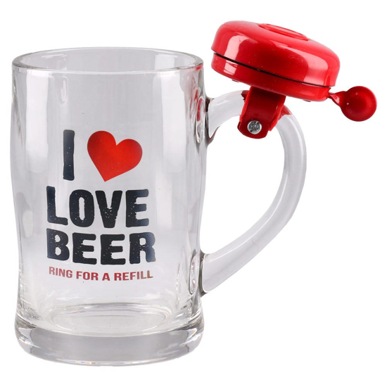 Слика на Чаша, За пиво, Со ѕвонче, Стаклена, Statovac, Toby plus, 705010