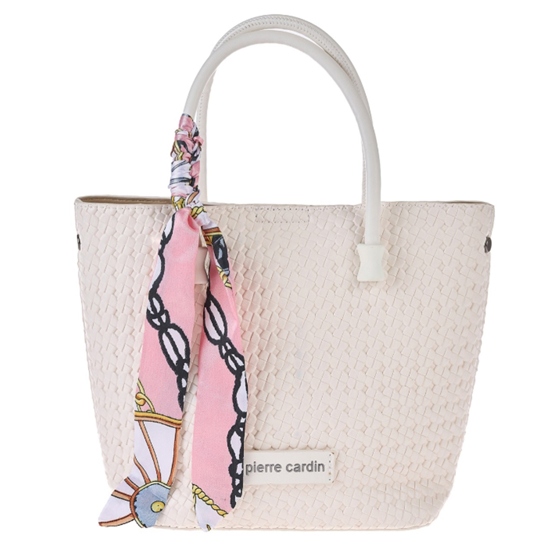 Слика на Чанта, Кратка Рачка, Женска, Кожна, Pierre Cardin, 2402 long23, 24*20*9,5цм,Бела