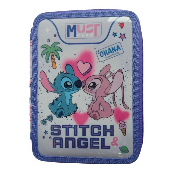 Слика на Несесер, Полн, 3Прегради, 12*6*19,5цм, StitchnAngelOhana, Diakakis, Must, 565999