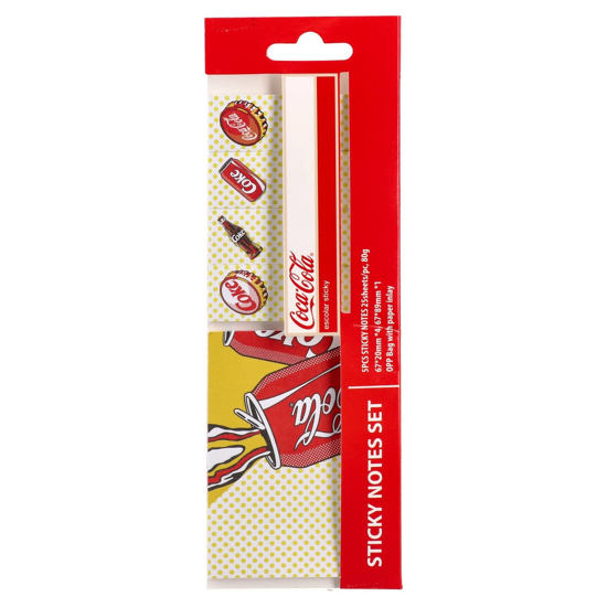 Слика на Мемо блок, Самолеплив, 1/5*20 Листа, Coca Cola, Statovac, Escolar sticky, 340181