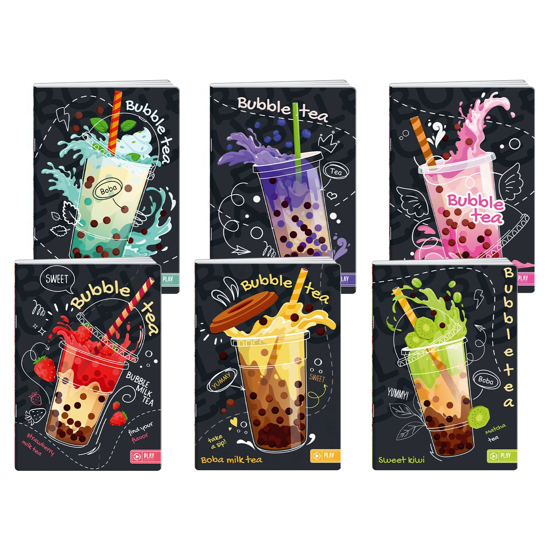 Слика на Тетратка, А4, 50л, Тесни-Широки, UVлак, BubbleTea, Statovac, Premium 50 , 189187