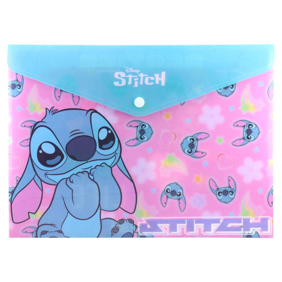 Слика на Папка, Со копче, А4, Stitch, Statovac, Enlo, 325046