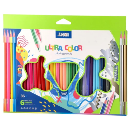 Слика на Боици, Дрвени, 1/36, Junior, Ultra color, 130212