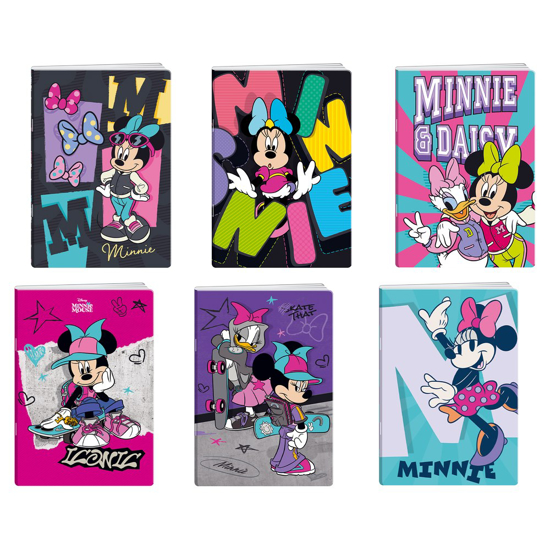 Слика на Тетратка, А5, 50 Листови, Коцка, Со светки, Minnie, Statovac, Premium 50, 318136