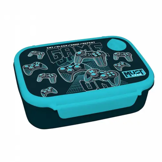 Слика на Кутија за ужина, 800мл, 18*14*6цм, Game Pad, Diakakis, Must, 587733, Црна