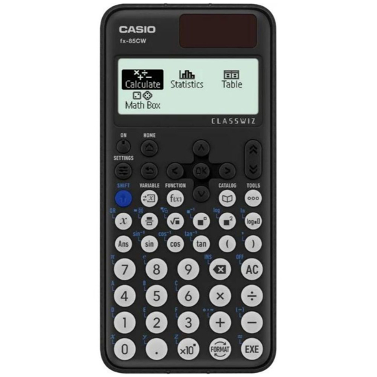 Слика на Калкулатор, Mатематички, 290+ функции, Casio, FX-85CW-W-ET-V, 7*16,2*1,8цм, Црна