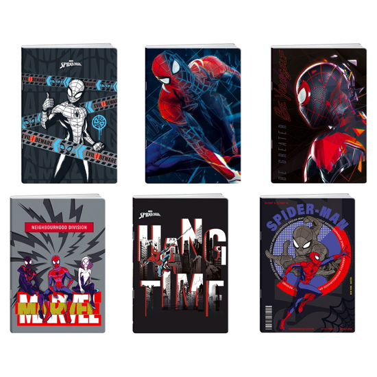 Слика на Тетратка, А5, 50л, Тесни-Широки, UVлак, Spider-Man, Statovac, Premium 50, 326234