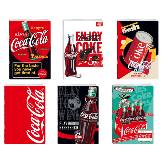 Слика на Тетратка, А5, 50 Листови, Коцки, Coca Cola, Statovac, Premium 50, 340009