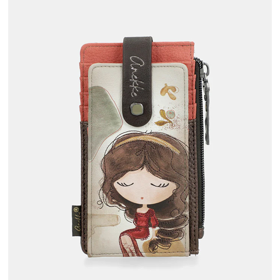 Слика на Паричник, 2 Патенти + Копче, 16*9*2цм, Anekke, Muse, 42709-013