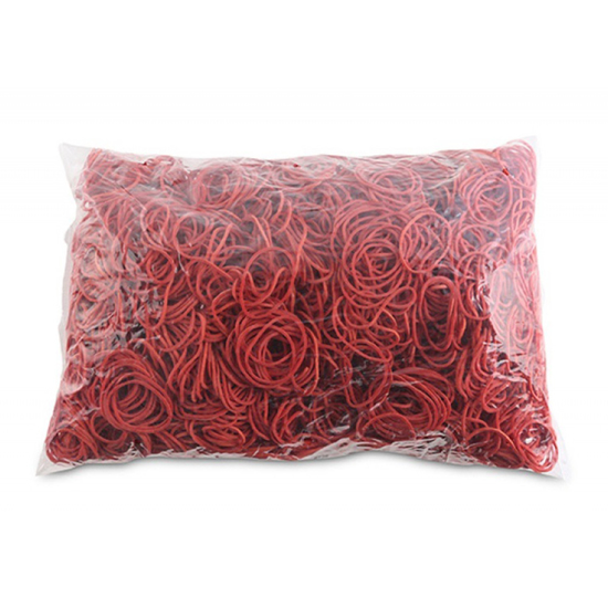 Слика на Ластици, 30мм, 1,5*1,5мм, 1кг, PBS, Office Products, 18103019-04, Црвена