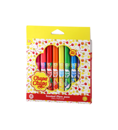 Слика на Фломастери, Сет 1/10, Chupa Chups, Statovac, Ultra perfume, 342150