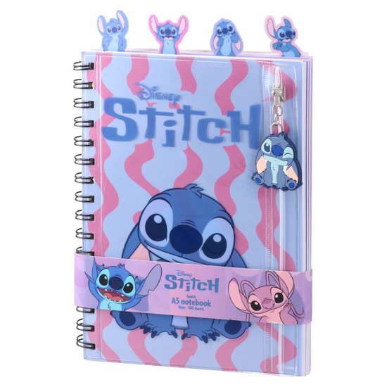 Слика на Тетратка, Со спирала, А5, 100 листа, Линии, Stitch, Squish, 325042